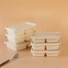 ZISIZ Biodegradable 3-Compartment Disposable Food Container