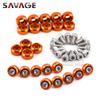 24pcs Front Fender Frame Fairing Screw For 390 DUKE 2018-2022 Motorcycle Accessories Fuel Tank Radiator Engine Guard Washer