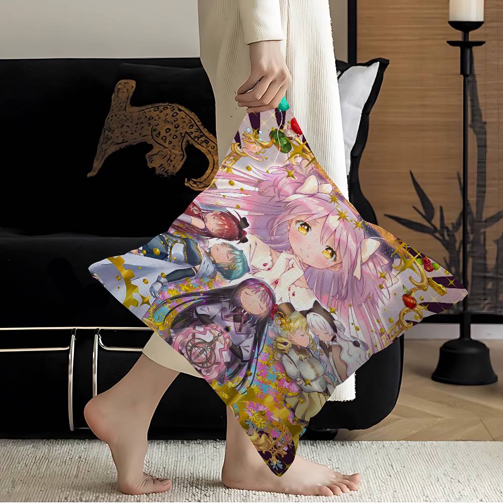Cartoon Puella Magi Madoka Magica Kissenbezug Design Kissenbezug Deko Feiertagsdeko