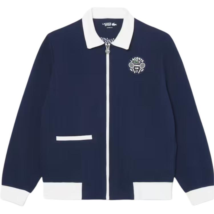 LACOSTE SS25 Jacket Men`s Marine Blue/White/525