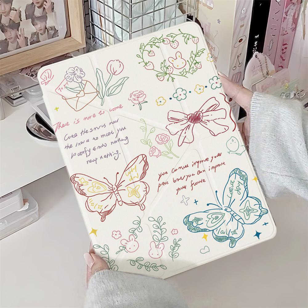 Smart Case For iPad 10th Gen A16 11th 2025 Mini 6 7 iPad Air 5 4 Air 13 11 M2 M3 M4 M5 Pro 11 13 12.9 9th 8th 7th 9.7 10.9 inch