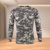 Outdoor Jungle Desert Camouflage Summer Men's Camouflage T-Shirt Fashion Personality Quick Dry War Quick Loose Short Sleeve Top