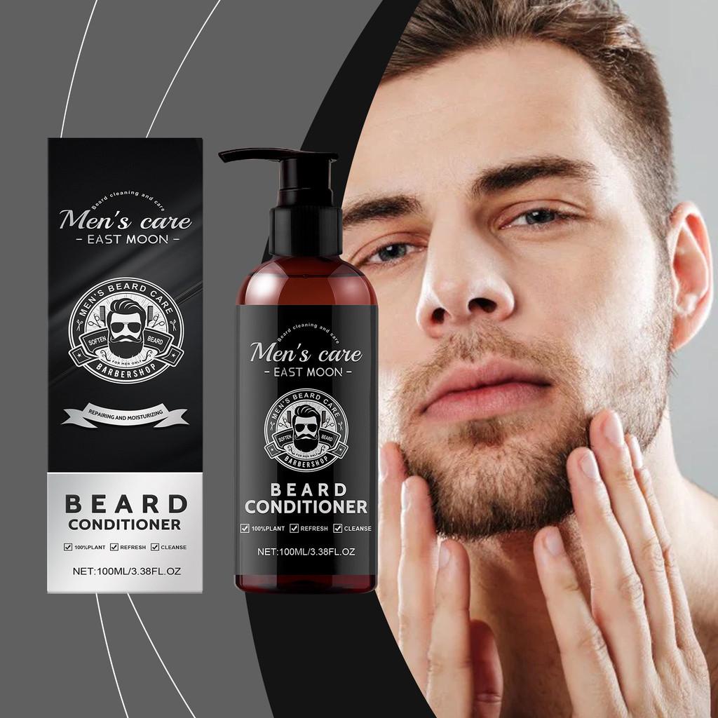 East Moon Pflegender Bartconditioner Für Männer Feuchtigkeitsspendend Hydrierend Reparierend Gegen Frizz Starke Bartpflege 100ml