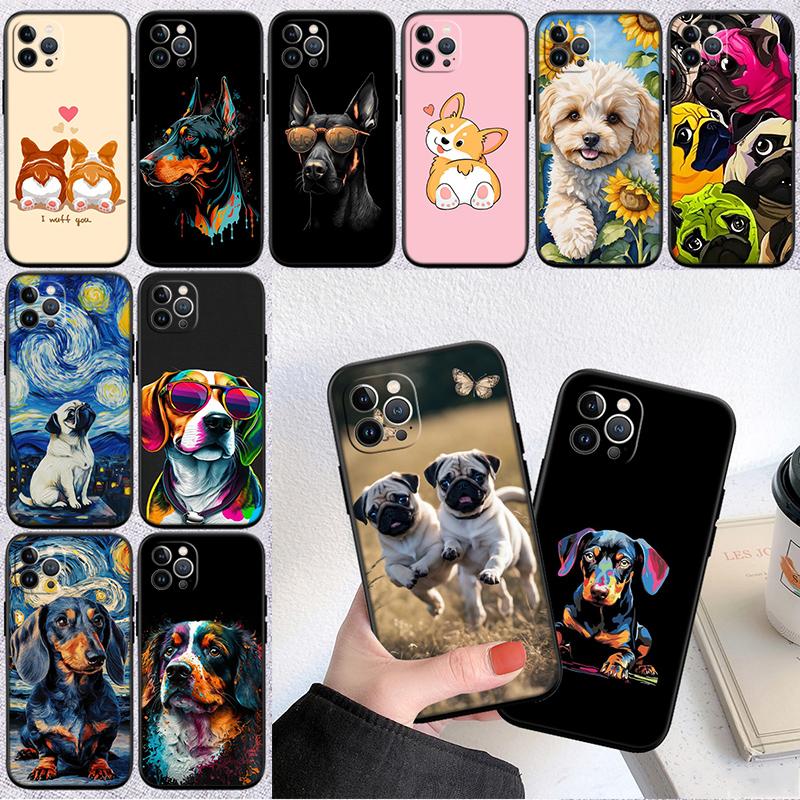 Pet Dog Pug New High-End Shell Phone Case for Xiaomi Poco C40 C50 C51 C55 C65 C71 C75 F3 F5 F6 F7 M2 M3 Pro Ultra
