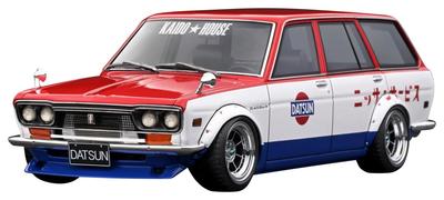 Ignition Model Datsun Bluebird Wagon Finished Product TK.Company 1/18 (510) Red/White/Blue