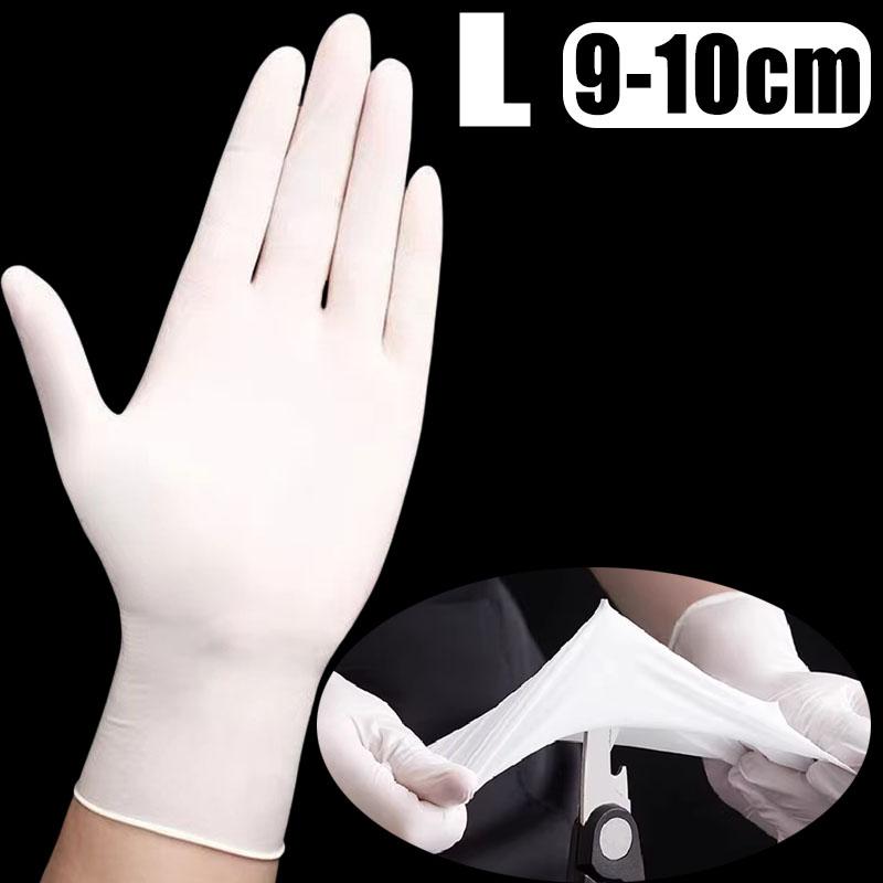 2/100PCS Disposable Black Nitrile Gloves Latex Free Waterproof Durable Suitable for Kitchen Food Processing Beauty SalonFamily