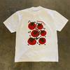New Trendy Cotton Interesting Tomato Print Super Elastic Casual ShortSleeved Unisex Women Daily Cotton Loose Tops Breathable Tops