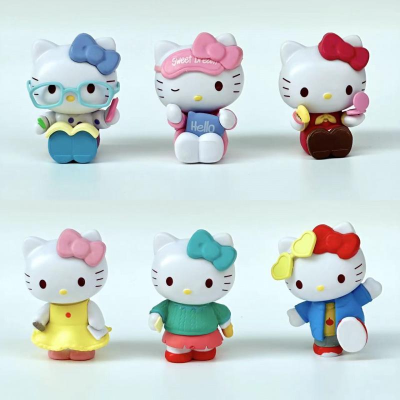 Cute  Action Figure Toys, Collectible Anime Model Dolls Desktop Ornament For Kids Girls Birthday Gift
