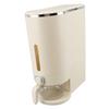 Boîtes à Riz Pression Blanc Crème Anti-Insectes Anti-Humidité Seau de Stockage pour Riz Usage Domestique Seau de Stockage pour Riz