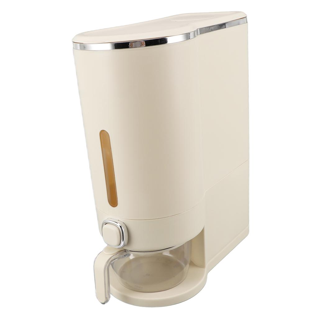 Boîtes à Riz Pression Blanc Crème Anti-Insectes Anti-Humidité Seau de Stockage pour Riz Usage Domestique Seau de Stockage pour Riz
