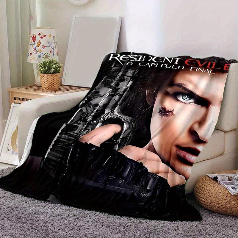1pc Resident Evil 6: The Final Chapter Home Decor Gift, Cozy Blanket for Bedroom, Living Room, Travel, Camping, Car, Beach, Office Naps, Perfect Sofa