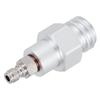 8mm Stecker Schnellkupplung auf Außengewinde TR21-4 CO2 Zylinder Tank Adapter Anschluss für Soda Club(Silber )