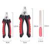 Pet Nail Safety Cutter Tool Claws Scissor Cut Product Stainless Steel Pet Dog Cat Nail Toe File Trimmer Clipper