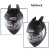 Unique Bull Horns Full-Face Motorcycle Racing Helmet - Fashionable and Personalized