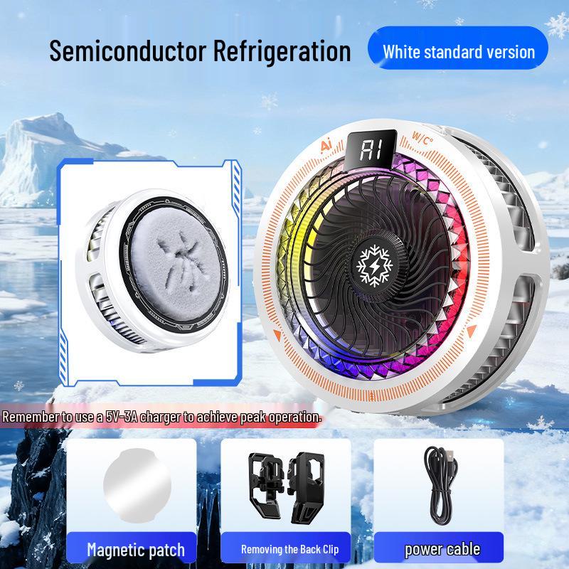 TH25 AI Dual Display Magnetic Phone Cooler with Advanced Cold Control