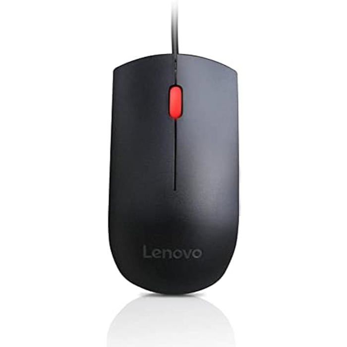 Souris USB - LENOVO - Essential - Ergonomique - Légère - 60g