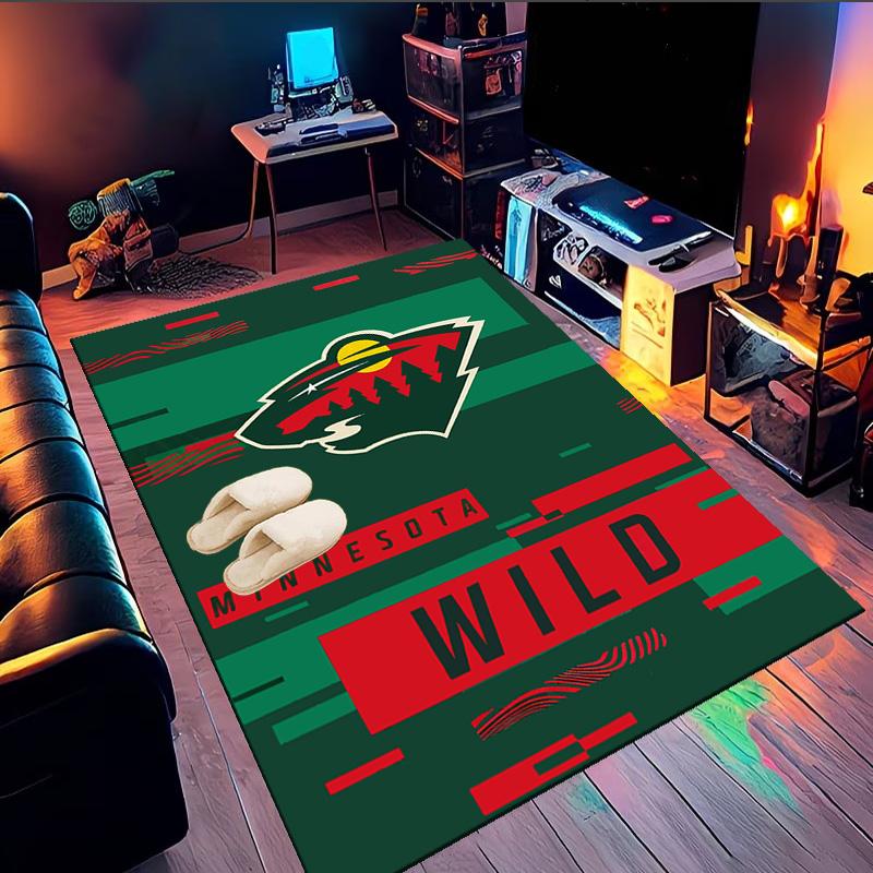 Winnipeg Hockey Team Area Rug Suitable for Indoor And Outdoor,Carpets for Kitchens, Homes, Offices, Living Rooms,Home Decor,Christmas Gift