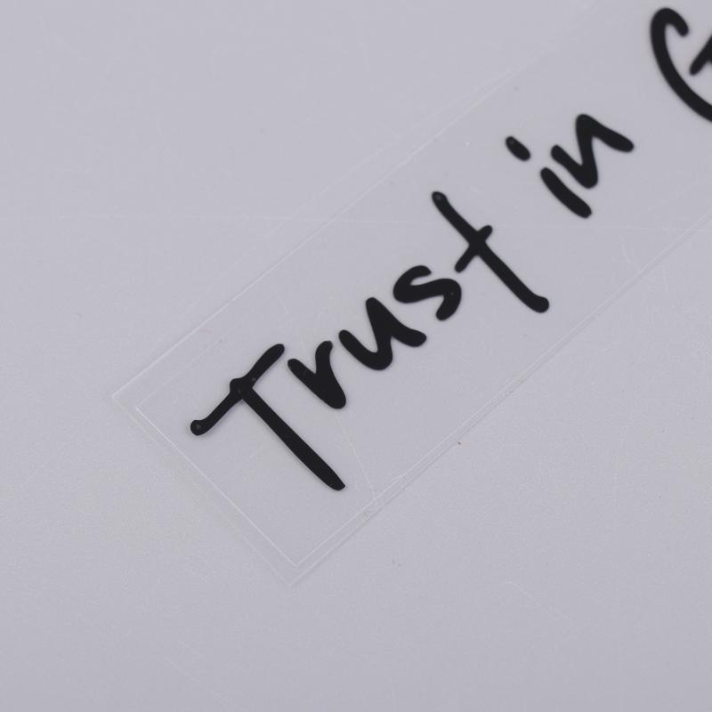 Pasitikėk Dievu Širdis Automobilio Galinio Vaizdo Veidrodžio Lipdukas Dekalas Tikėjimas Biblijos Eilutė Krikščionių Bažnyčia Auto Transporto Priemonės Buferio Dekoracija