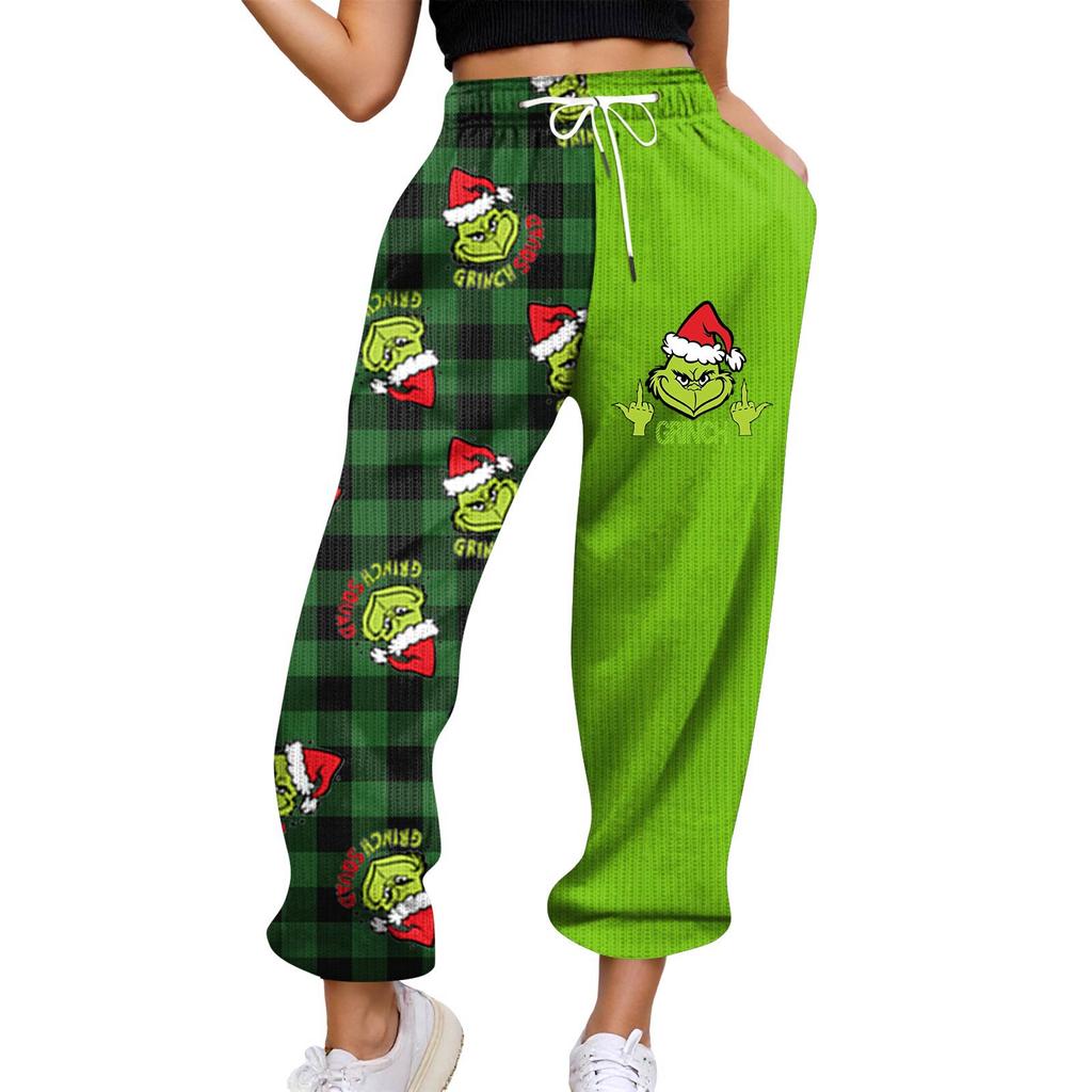 Women's Casual Pants High-waisted Belted Jogging Pants With Pockets