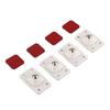 8Pcs Self Adhesive Wheels 360 Degree Universal Casters Pulleys Low Noise for Trash Can Storage Box