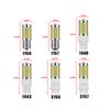 2 PCS PY21W P21/5W 1156 Ba15s 1157 Bay15d For Car LED Bulbs Turn Signal Light 12V 33SMD 7000K White Brake Reverse Parking Lamps Bulbs 7