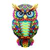 Delicate Owl Wall Statue Figurine Wall Figurine Wall Decorative Prop Iron Material Owl Wall Statue Owl Wall Figurines