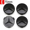 ABS Car Wheel Center Hub Caps 4PCS 56MM 60mm 75MM For Mercedes Benz AMG W203 W206 W220 W205 W211 GLA GLC Emblem Tire Rim CoversA