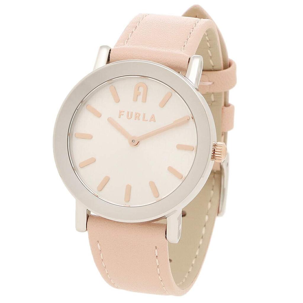 Hodinky Minimální tvar 32 MM Quartz Bílá Růžová FURLA WW00007001L1 [FURLA] Dámské [Položka]