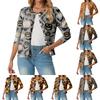 Women's Fashionable, Casual, Comfortable Halloween Print Cardigan Jacket