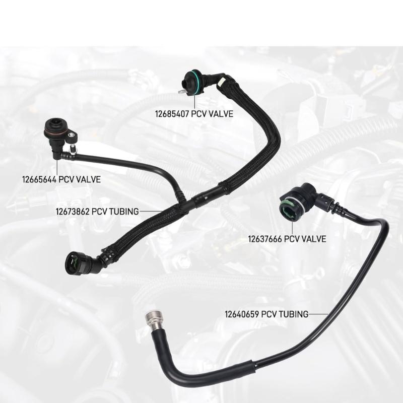 PCV Valves Repair Kit Ventilation System Upgrade Parts For 1.4L 1.5L Engine 12640659 12673862 12637666 12665644 12685407