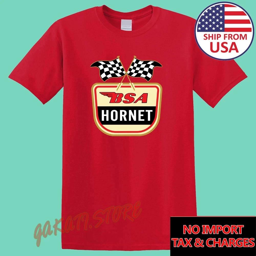 BSA Hornet Retro Motorcycle Men s Red Size S-5XL L