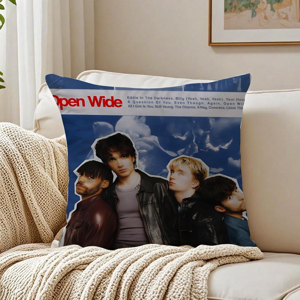 Music PostPunk IInhaler Cushion Cover Pillowcase Antidustmite living Room Sofa Decor Cushion Room