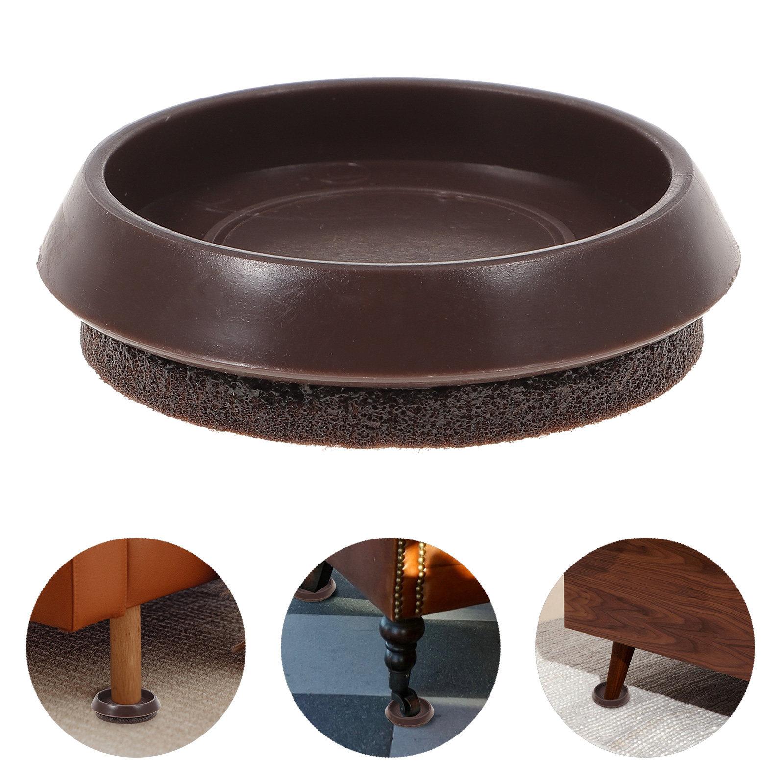 

10Pcs Heavy Duty Caster Cups Furniture Coasters Wheel Stopper for Sofas Chairs Desks Recliners Dressers Piano Legs Floor 4.5X4.5X1.5CM