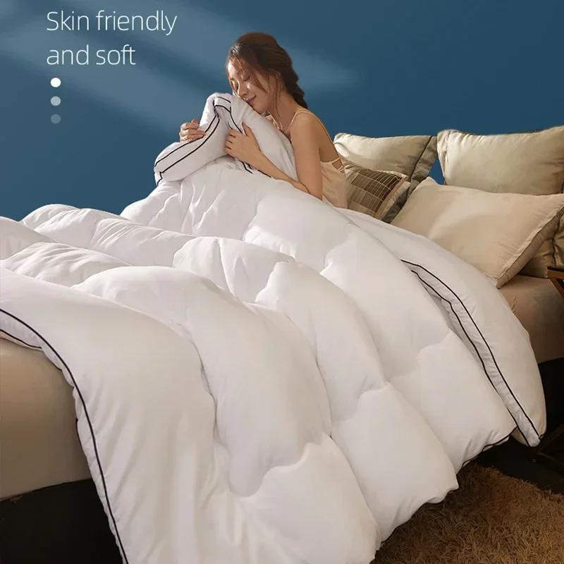 Antibacterial Class A Cotton Quilt Winter 6kg Quilt Cotton Thicken Warm Spring Autumn Comforter Single Double Winter Space Quilt