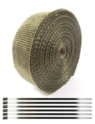 Thermovantage Bike Muffler Cover, Exhaust Manual, Exhaust Pipe, Heat Resistant Cloth, 2,300°F (1260°C), Inhibits