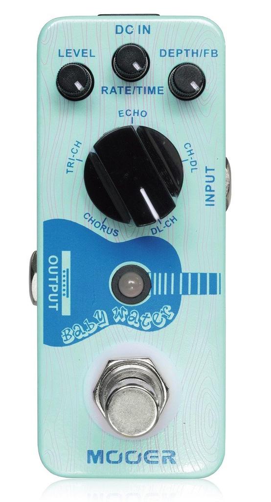 Mooer Baby Water Acoustic Chorus Delay Guitar Effects Pedal