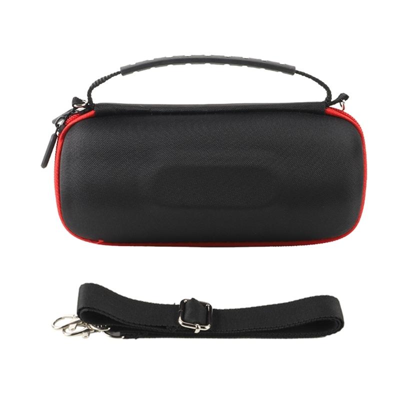 Hard Carry Case For Flip 7 Bluetooth-compatible Speaker Holder Shockproof Bag with Shoulder Strap Soft Flocking Interior