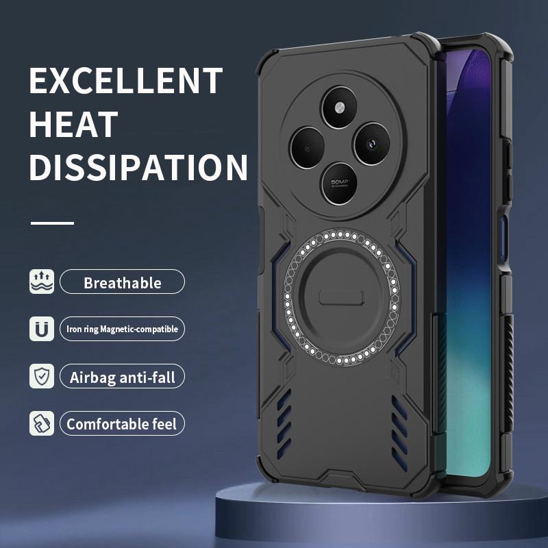 For Redmi 14C Case For Redmi A4 14R 14C Cover Airflow Channels Heat Dissipation Shockproof Bumper