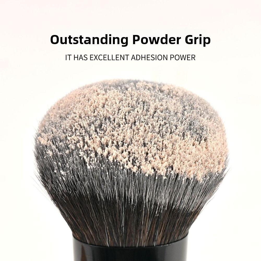 Portable Face Brush with High-density Synthetic Fibers Professional Makeup Application  for Women