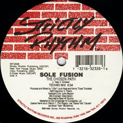 12-Zoll-Schallplatte SOLE FUSION - The Chosen Path SR12328 Strictly Rhythm 1995 US Tanz & Elektronik Gebraucht