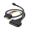 OIKWAN HD To NVMe SSD Mini-SAS (SFF-8643) U.2 (SFF-8639) Cable, 2.6ft