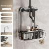 Convenient Toilet Shower Rack With No Drilling Installation Bathroom Storage Basket For Shower Room And Bath Products