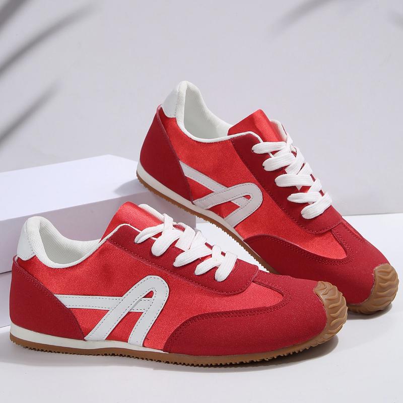 Fashion Fashion Retro Woman Shoes 2025 Spring New Round Toe Flat Shoes Simple Temperament Women's Sneakers Anti Slip Women's Casual Shoe