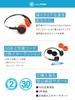 JLab Rewind 2 Wireless Retro Up to 20 Hours of Fashionable Headset with Official JLab Japan Warranty Headphones, Bluetooth, Type-C, Black, Orange,