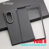 Magnetic Kevlar Carbon Fiber Foldable Case for Samsung Galaxy Z Fold 8 Wide Cover 1500D/600D Aramid Fiber Z Fold 8 Magnetic Case