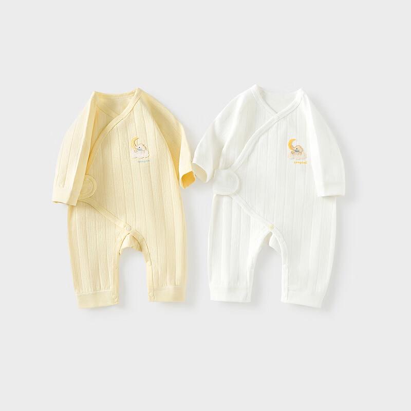 TONGTAI Pure Cotton Newborn Monk-Style Baby Romper