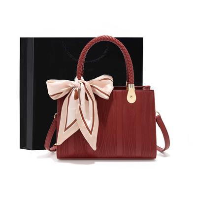 Hochwertige Handtasche, Ein Geburtstagsgeschenk für Mama, Eine rote Hochzeits Tasche, Eine Umhängetasche für die Braut