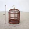 Small Insect Box Cage Wood Cricket House Portable Pet Cage Parrot Stand Cage for Lovebirds Cockatiels Budgies