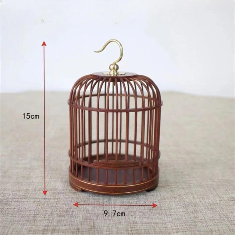 Small Insect Box Cage Wood Cricket House Portable Pet Cage Parrot Stand Cage for Lovebirds Cockatiels Budgies
