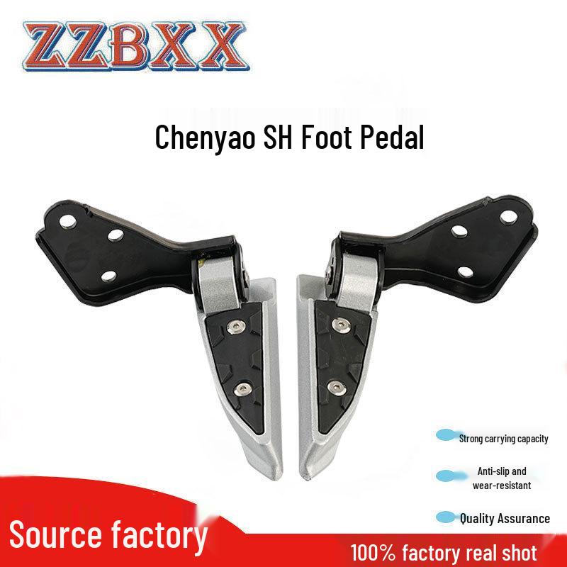 Chenyao SH Motorcycle Footpegs: Foldable Rear Seat Passenger Footrests for Modifications Zhejiang